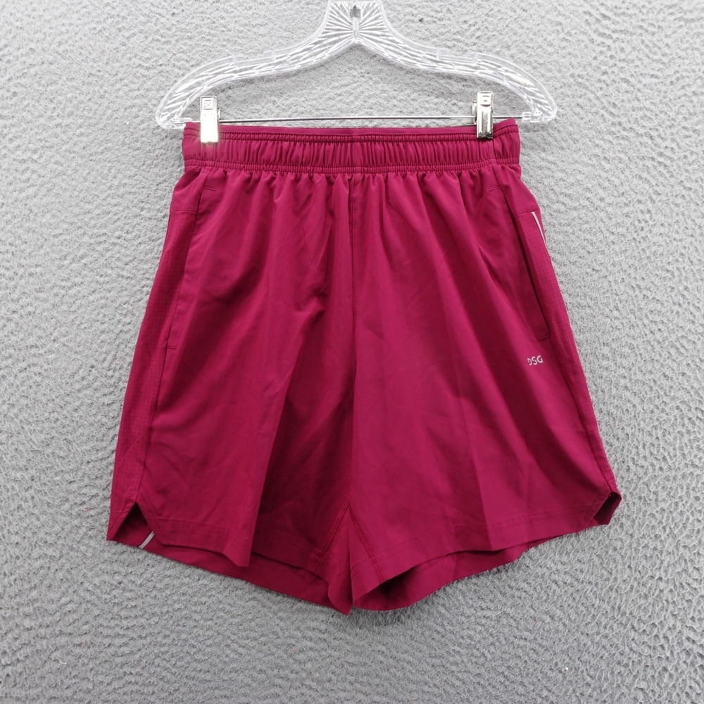 DSG 7in Stride Athletic Run‎ Shorts Size Small Red Mens Active Performance NWT